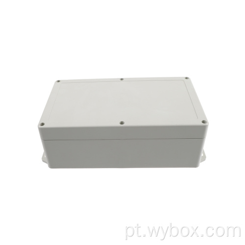 Caixa de junção com ouvido interno para uso interno, caixas elétricas à prova de intempéries com caixa de montagem em parede de trilho DIN, caixa ip65